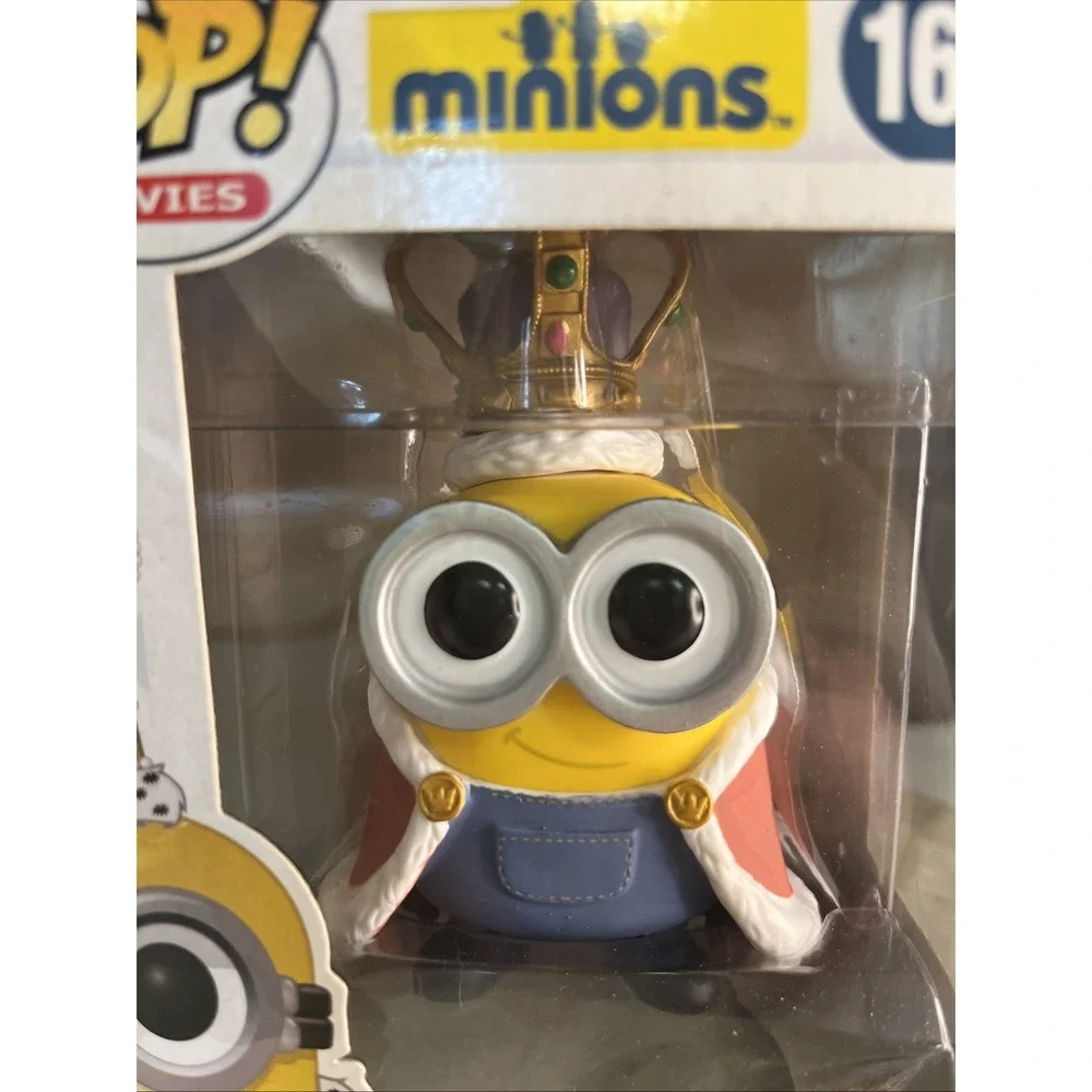 Funko Pop Movies Minions King Bob #168 Vinyl Figure New Sealed Collectible